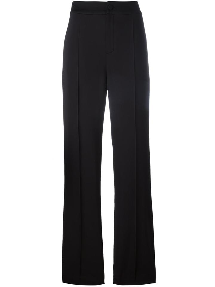 Lanvin Tailored Palazzo Pants, Women's, Size: 34, Black, Viscose/spandex/elastane