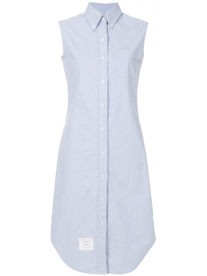 Thom Browne Button-down Shirt Dress - Blue