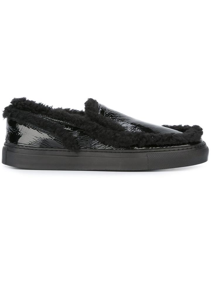 Mm6 Maison Margiela Faux Fur Slippers