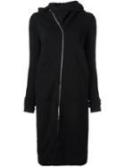 Rick Owens Drkshdw Pointed Hood Long Jacket