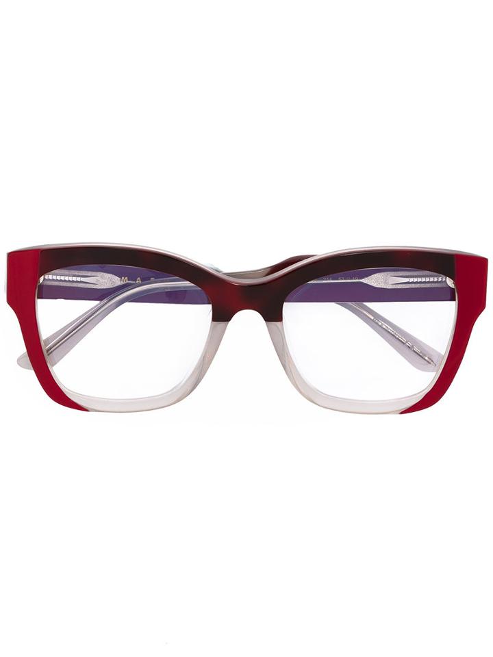 Marni Me2600 Glasses, Red, Acetate