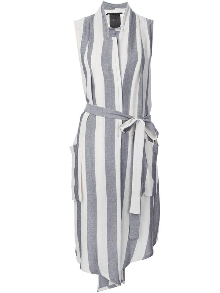 Lost & Found Ria Dunn Striped Oversized Belted Jacket