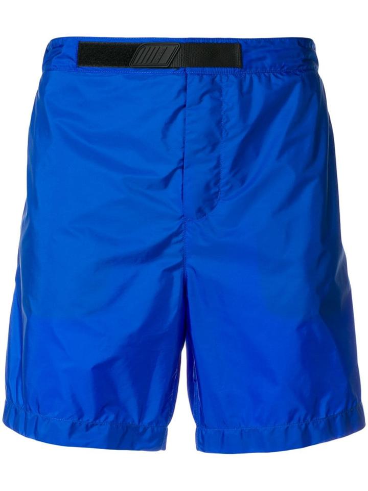 Prada Classic Logo Swimshorts - Blue