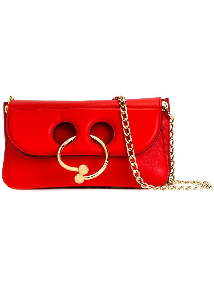 J.w.anderson Small Pierce Crossbody Bag, Women's, Red, Leather/metal (other)