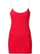 Nagnata Retro Stripe Mini Dress - Red