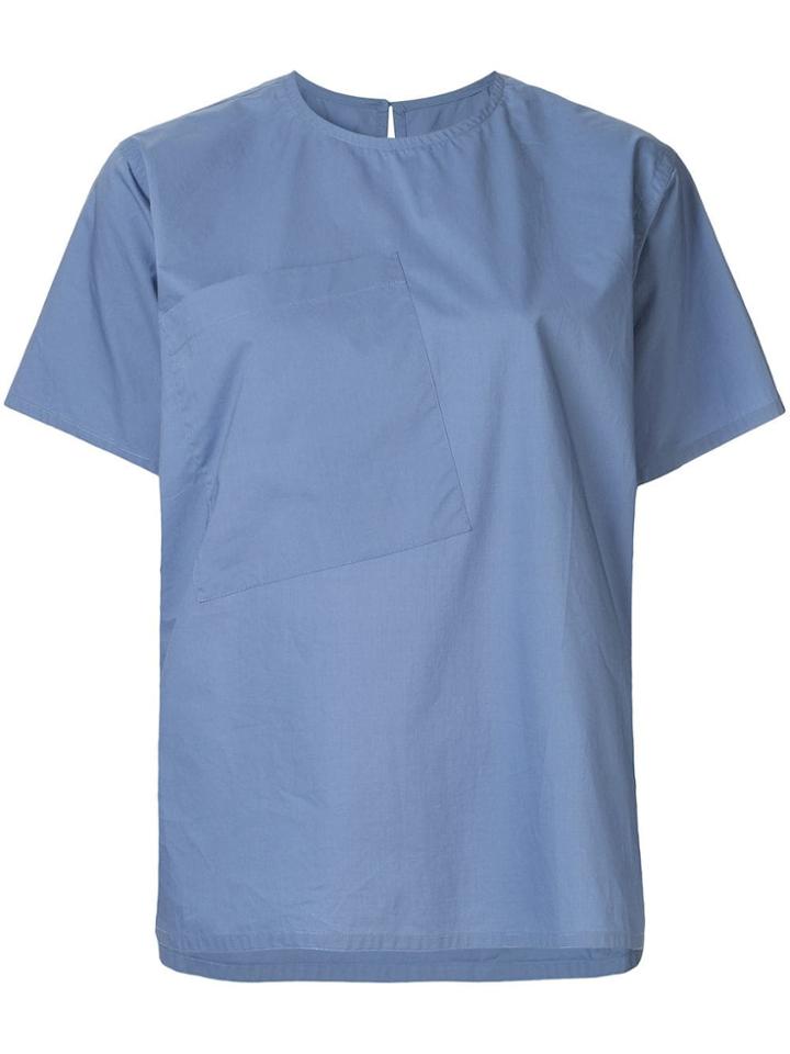 Sofie D'hoore Front Pocket T-shirt - Blue