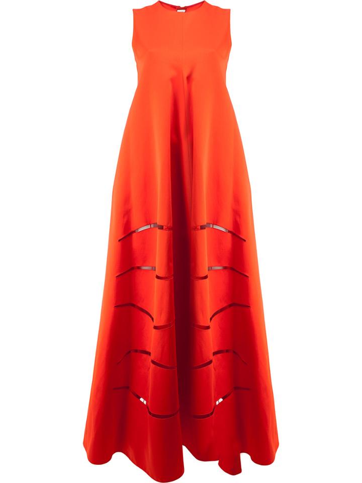 Maison Rabih Kayrouz Cut Out Detail Dress - Red