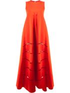 Maison Rabih Kayrouz Cut Out Detail Dress - Red