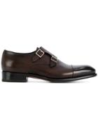 Santoni Double-buckled Loafers - Brown