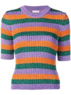 Ganni Knitted Top - Purple