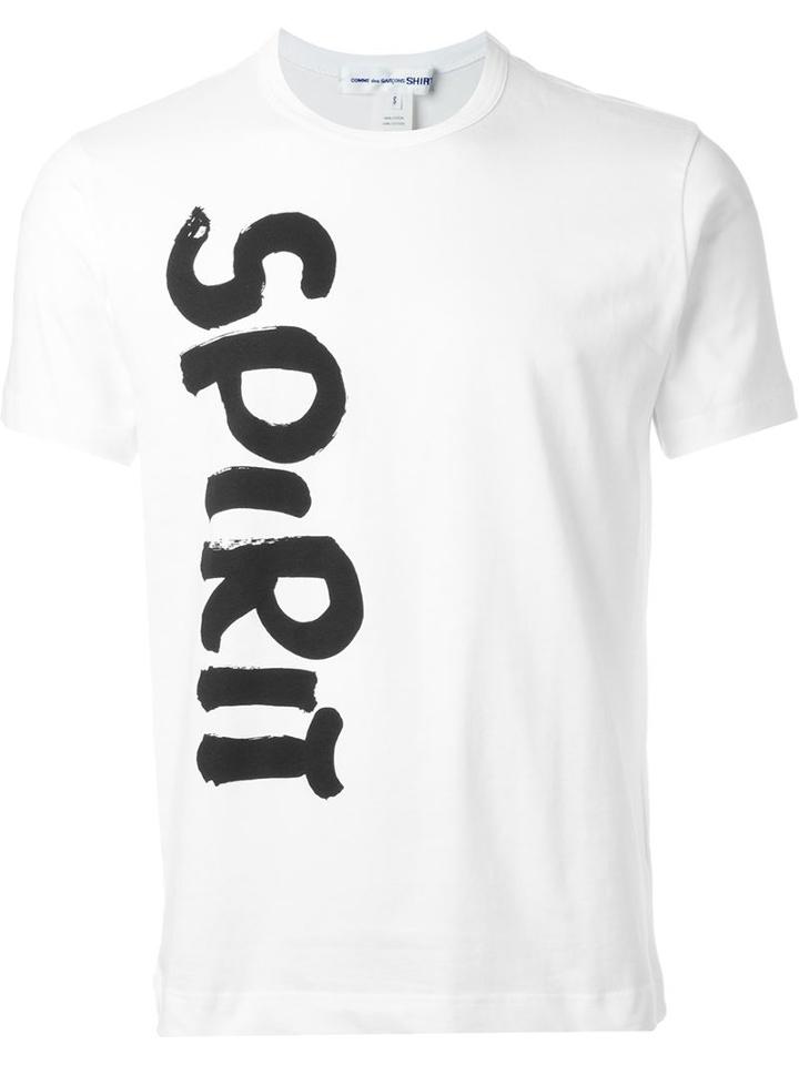 Comme Des Garçons Shirt 'spirit' T-shirt