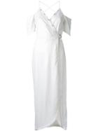 Manning Cartell Divine Excess Wrap Dress, Women's, Size: 8, White, Nylon/viscose