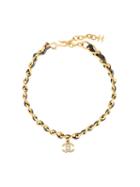 Chanel Pre-owned Logo Chocker Necklace - Gold