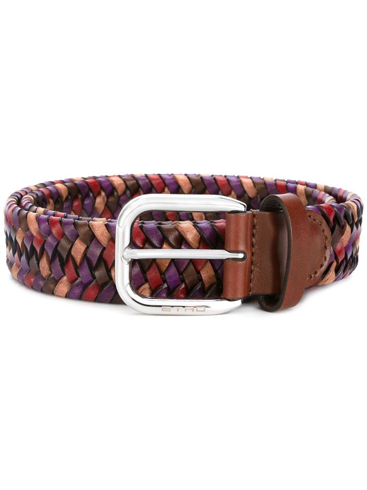 Etro Woven Belt - Multicolour