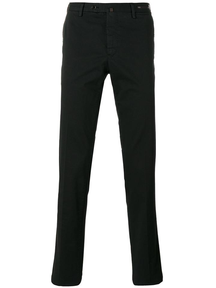 Pt01 Tapered Trousers, Men's, Size: 48, Black, Cotton/elastodiene