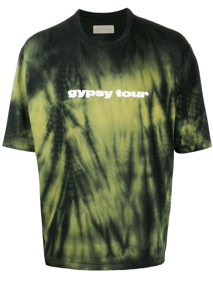 Paura Fabian Tie-dye T-shirt - Black
