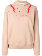 Givenchy Front Logo Hoodie - Neutrals