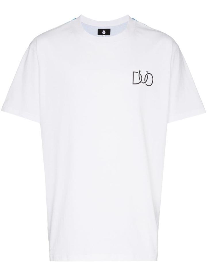 Duo Beach Trash Print T-shirt - Blue