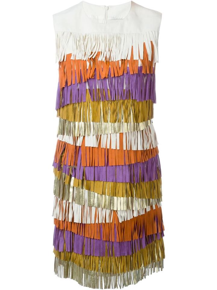 Drome Fringed Short Dress