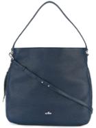 Hogan - Hobo Bag - Women - Calf Leather - One Size, Blue, Calf Leather