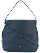 Hogan - Hobo Bag - Women - Calf Leather - One Size, Blue, Calf Leather