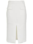 Egrey Panelled Midi Skirt - White