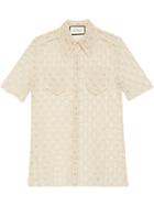 Gucci Gg Macramé Shirt - Nude & Neutrals