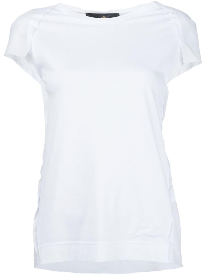 Vivienne Westwood Anglomania Rear Box Panel T-shirt, Women's, Size: Xs, White, Cotton