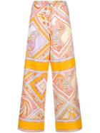 Emilio Pucci Palazzo Trousers - Yellow & Orange