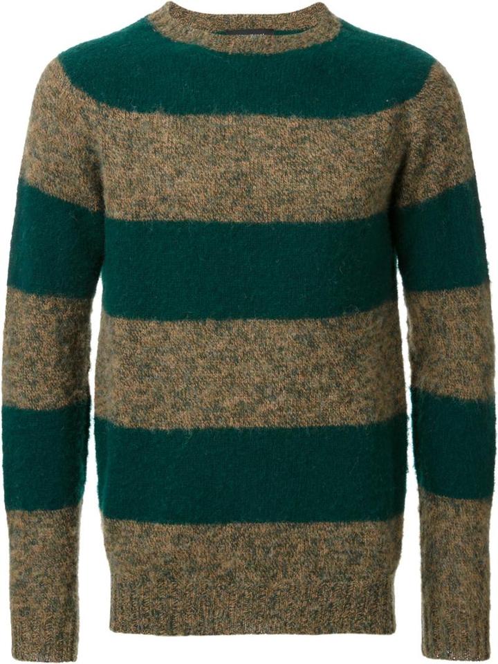 Howlin' Crew Neck Jumper, Men's, Size: Small, Green, Lambs Wool