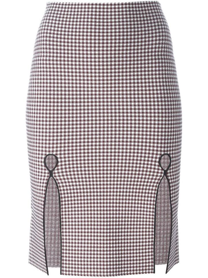 Alexander Wang Gingham Pencil Skirt