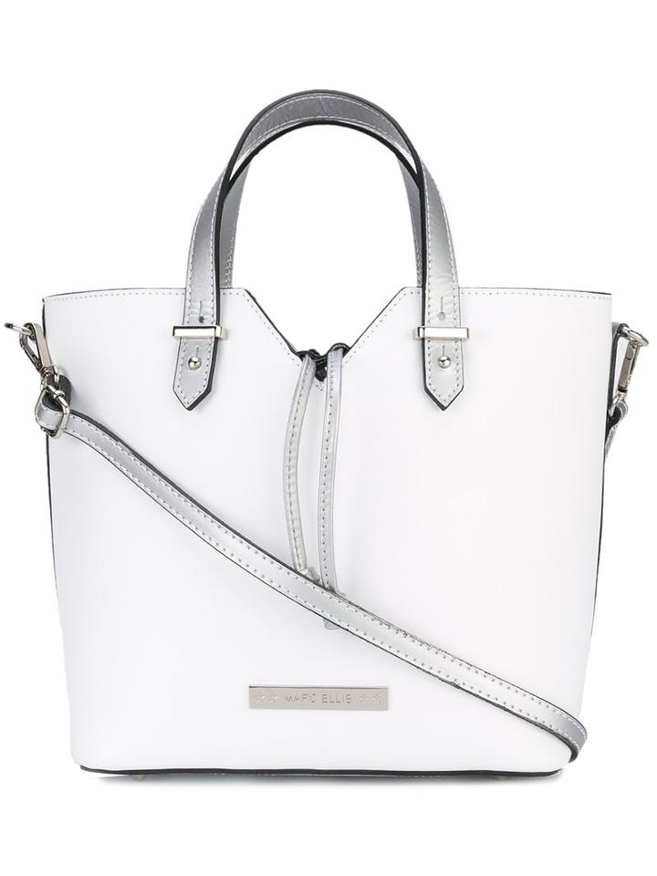 Marc Ellis - Christal Shoulder Bag - Women - Leather - One Size, White, Leather