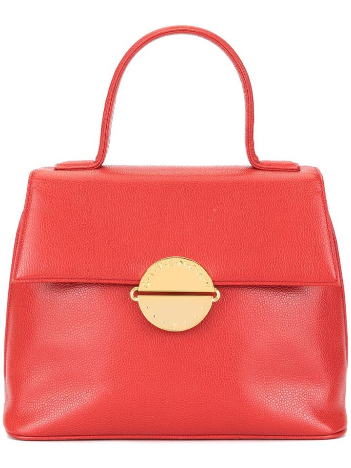 Givenchy Vintage Logo Plaque Bag - Red