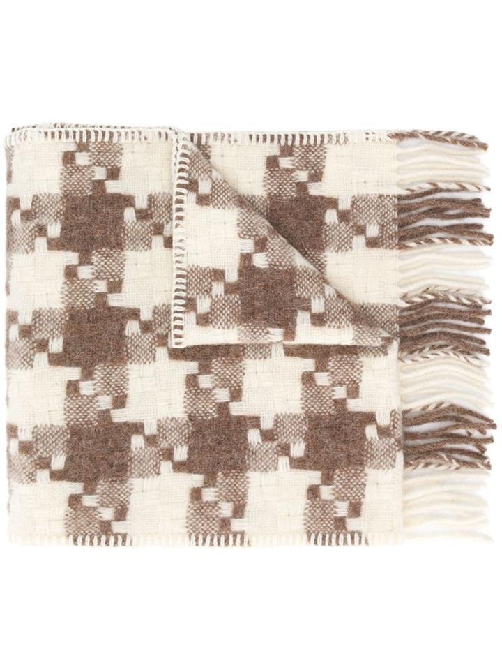 Our Legacy Check Scarf - Neutrals