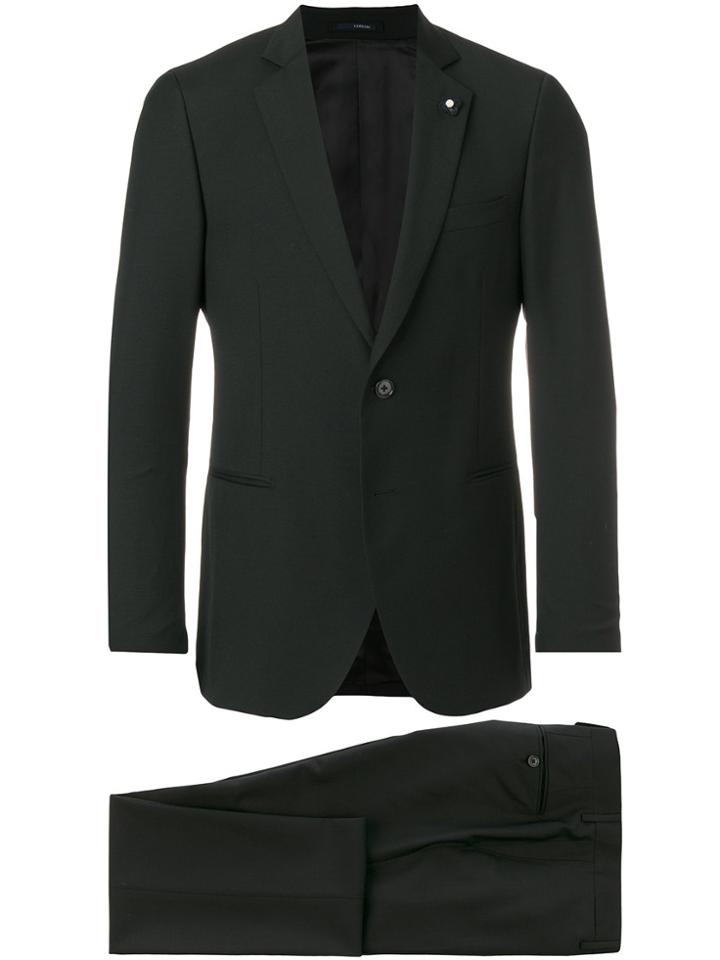 Lardini Slim-fit Two Piece Suit - Black