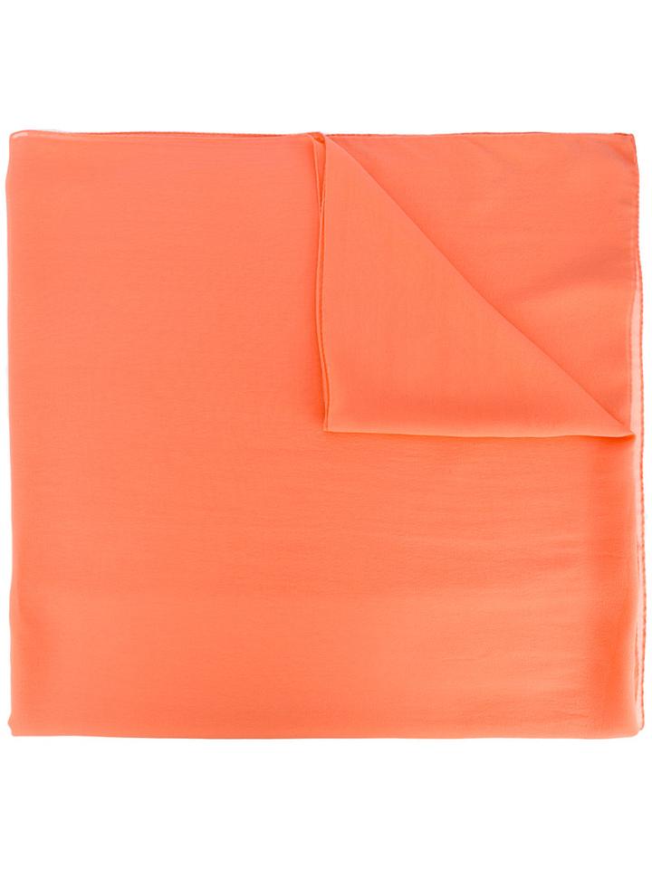 Max Mara - Scarf - Women - Silk - One Size, Yellow/orange, Silk