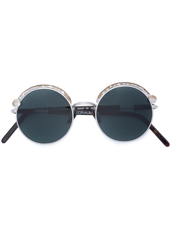 Kuboraum Z1 Round Sunglasses - Brown