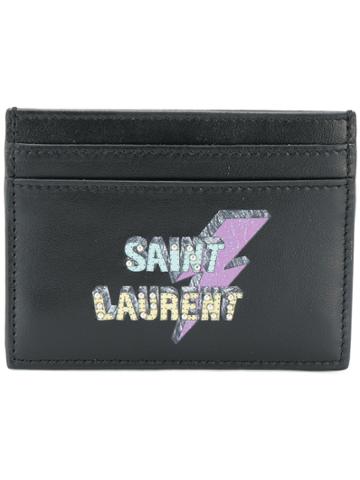 Saint Laurent Eclair Cardholder - Black