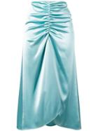 Ssheena Waterfall Skirt - Blue