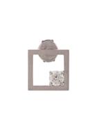 Hadar Nornberg Square Stud Detail Earrings - Grey