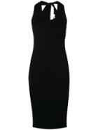 Helmut Lang Fitted Midi Dress - Black