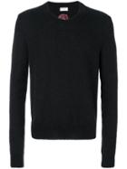 Saint Laurent - Flamingo Knitted Jumper - Men - Polyamide/mohair/wool - S, Black, Polyamide/mohair/wool