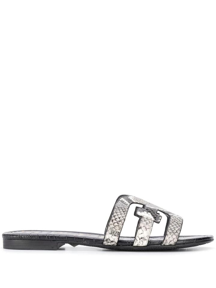 Sam Edelman Bay Exotic Slide Sandals - Black