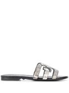 Sam Edelman Bay Exotic Slide Sandals - Black