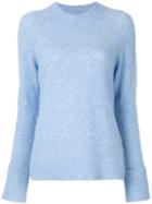 3.1 Phillip Lim Long Sleeve Knitted Top - Blue