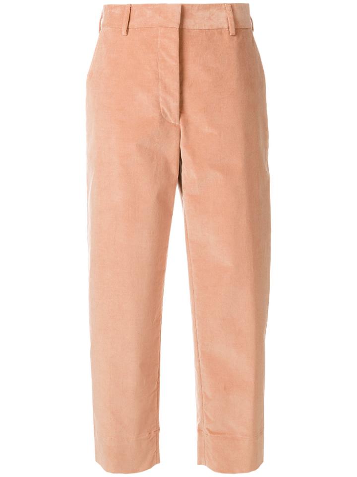 Cédric Charlier High-waisted Pants - Pink & Purple