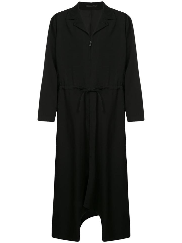 Yohji Yamamoto Garbadine Jumpsuit - Black