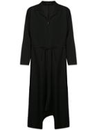 Yohji Yamamoto Garbadine Jumpsuit - Black