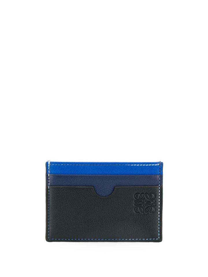 Loewe Colour Block Cardholder - Blue