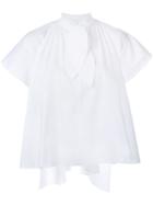 Perseverance London Floral Applique Blouse - White